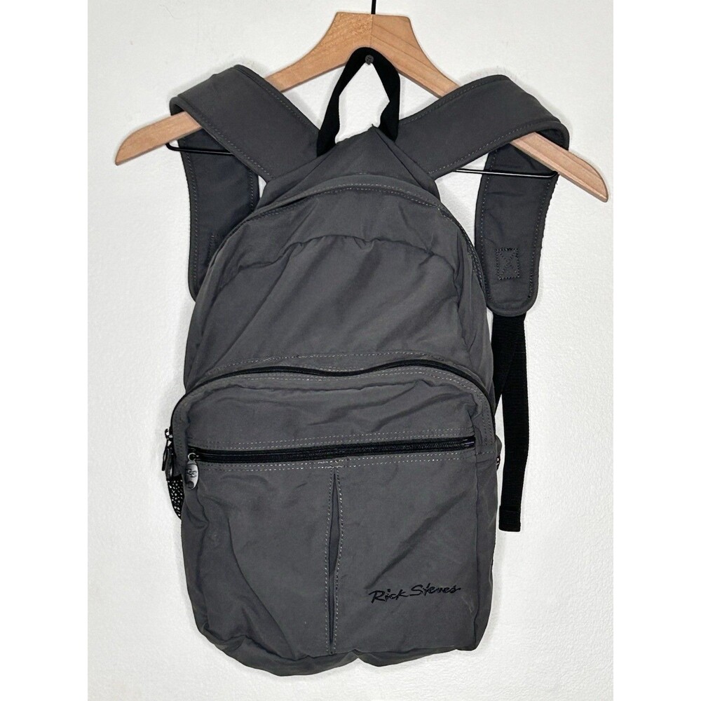 Rick Steves Europe Kiva Backpack Chacoal Black Unisex Travel School Carry On 16"